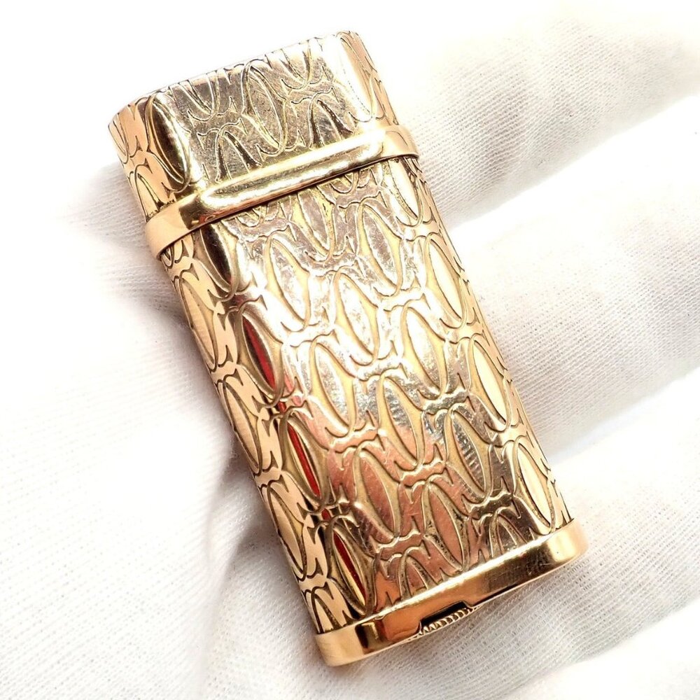 Vintage Cartier Pasha Rose Gold Tone Lighter - Picture 9 of 15
